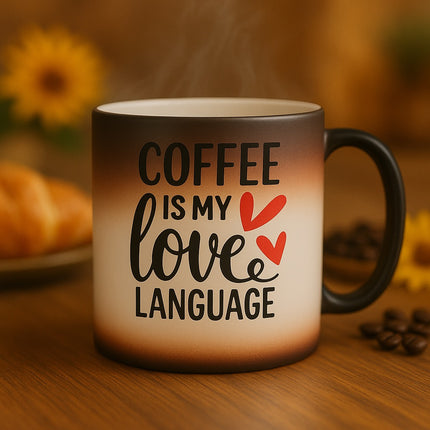 ☕ Coffee Is My Love Language – Keramiktasse
